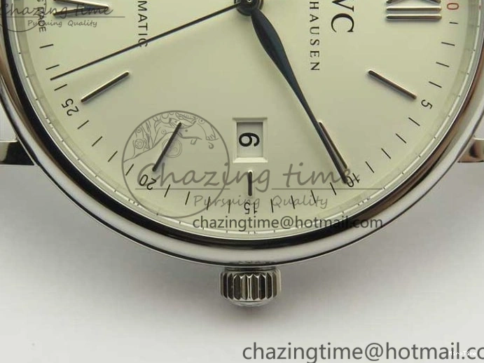 MIROTIME 0414 Portofino Automatic SS MKF 1:1 Best Edition White Dial On SS Mesh Bracelet A2892 V TechFriendly 7205